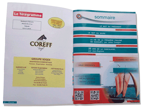 Livret 32 pages — sommaire